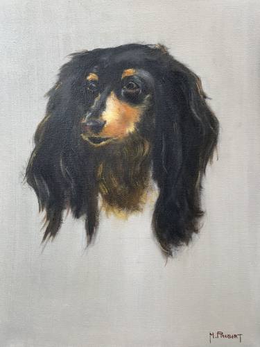 Original Portraiture Dogs Paintings by Marshall Probert