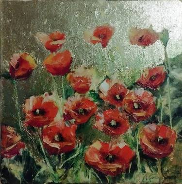 Print of Fine Art Floral Paintings by Ausma Gaspere