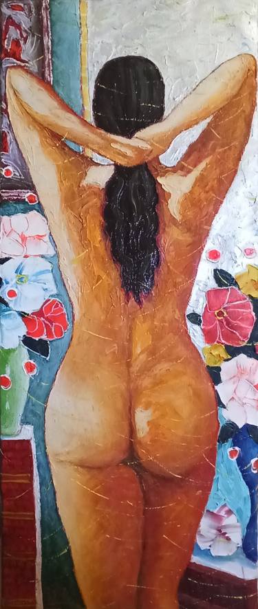 Original Expressionism Nude Paintings by Roberto Masia