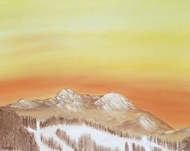 Sunset Snow Mountain thumb