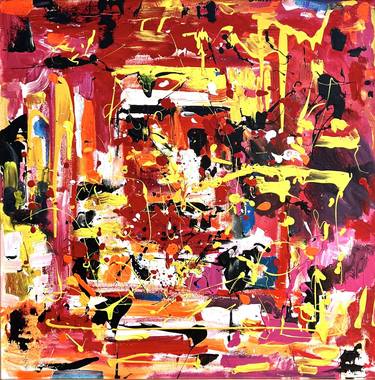 Original Abstract Painting by Ayan Aziz Mammadova