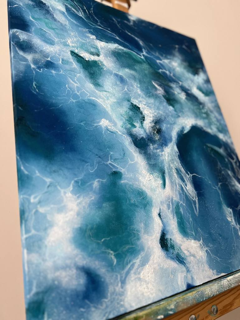 Original Abstract Water Painting by Valeria Ocean