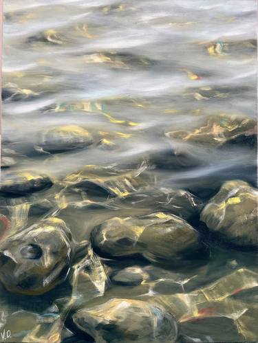Print of Realism Water Paintings by Valeria Ocean
