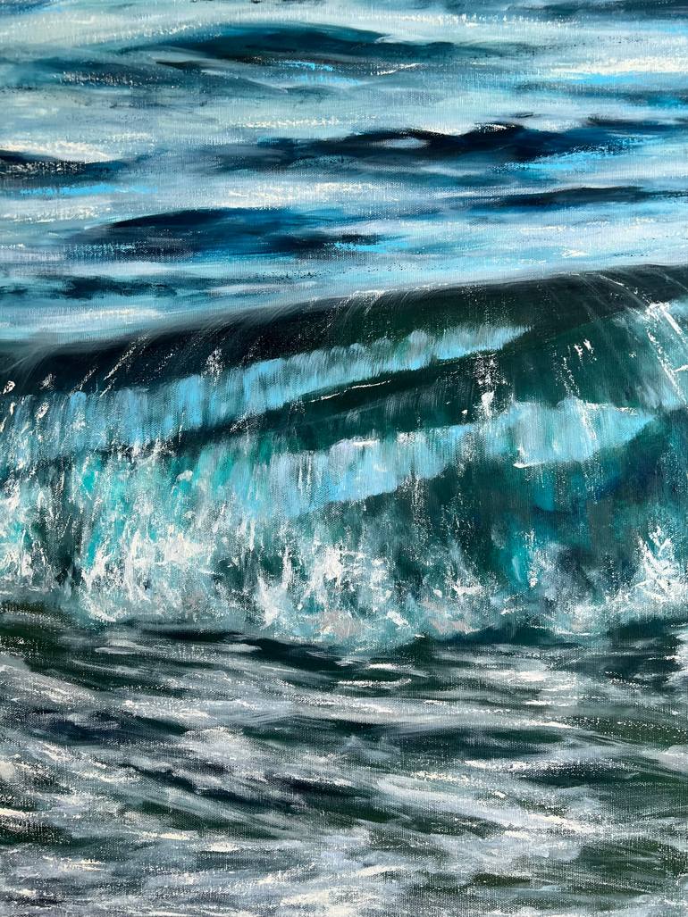 Original Contemporary Water Painting by Valeria Ocean