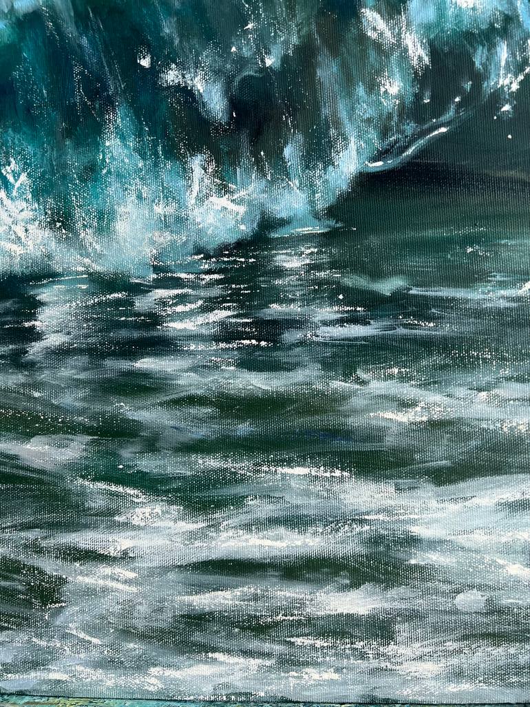 Original Contemporary Water Painting by Valeria Ocean