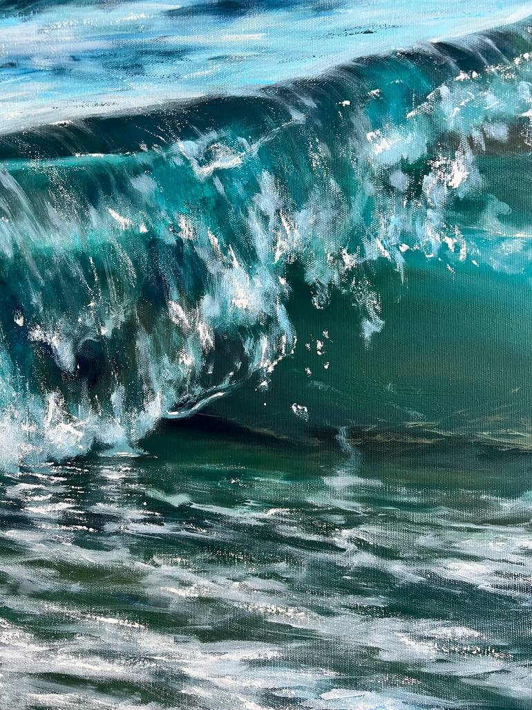 Original Contemporary Water Painting by Valeria Ocean