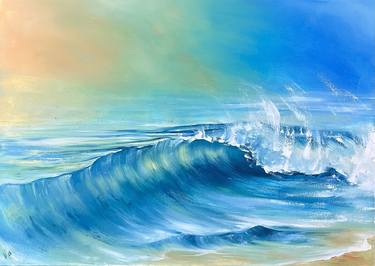 Original Abstract Water Paintings by Valeria Ocean