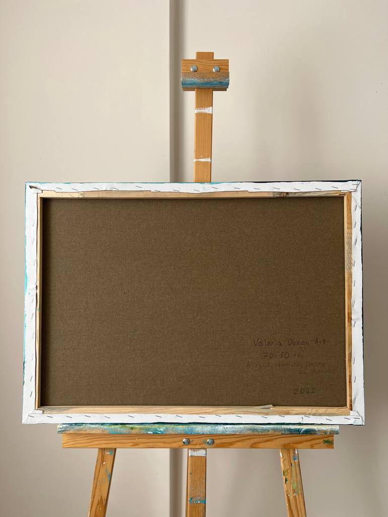 Original Abstract Expressionism Abstract Painting by Valeria Ocean