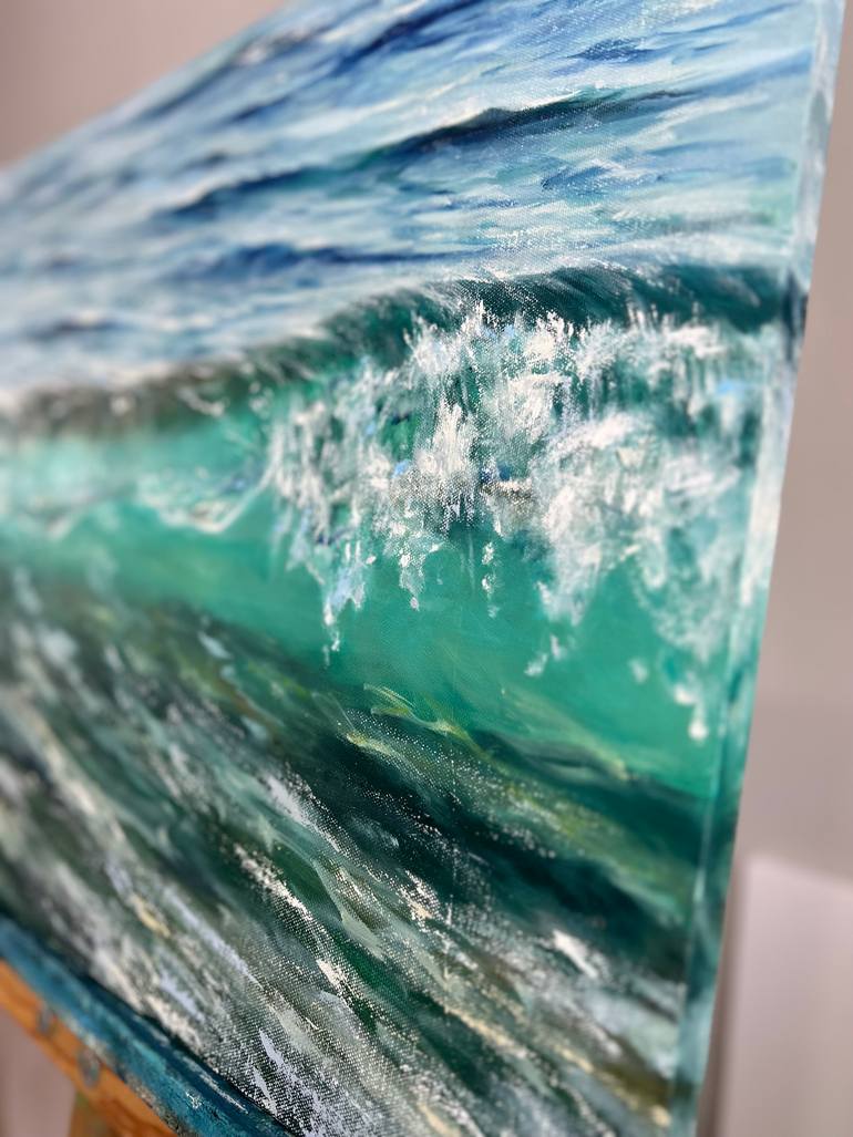 Original Contemporary Water Painting by Valeria Ocean