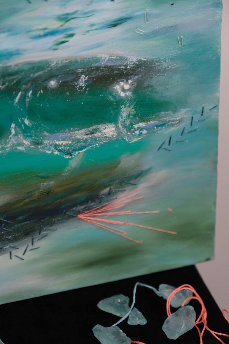 Original Realism Abstract Painting by Valeria Ocean