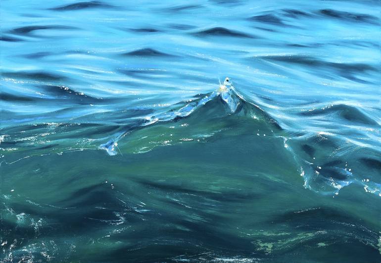 Print of Realism Seascape Paintings by Valeria Ocean