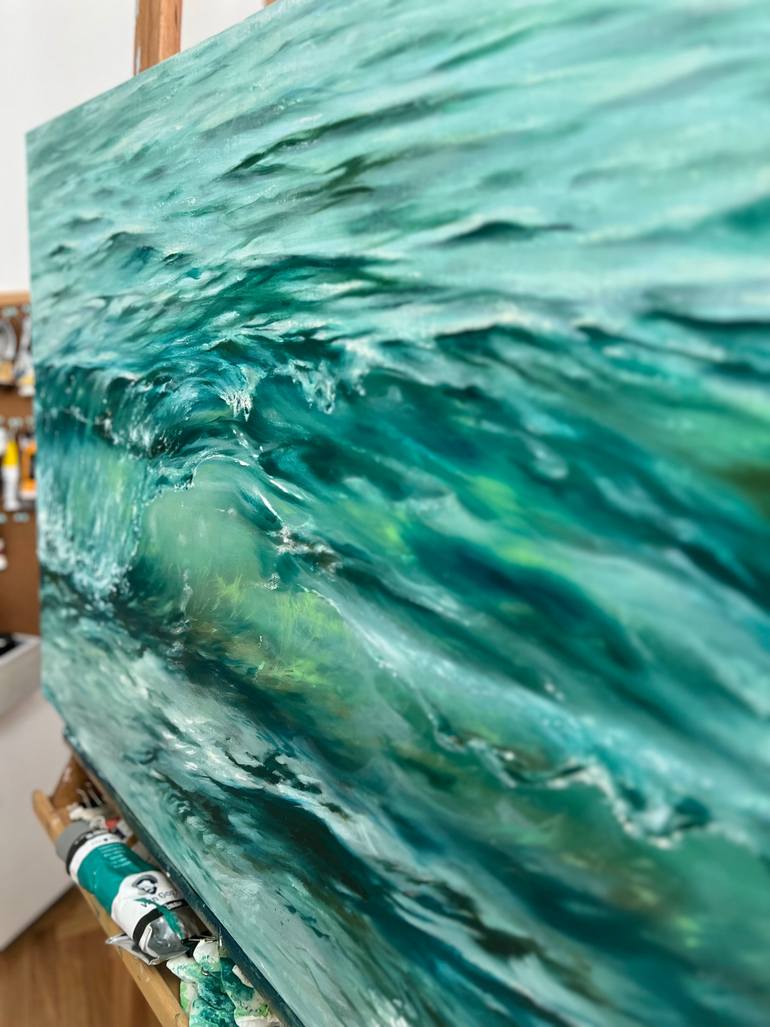 Original Realism Water Painting by Valeria Ocean