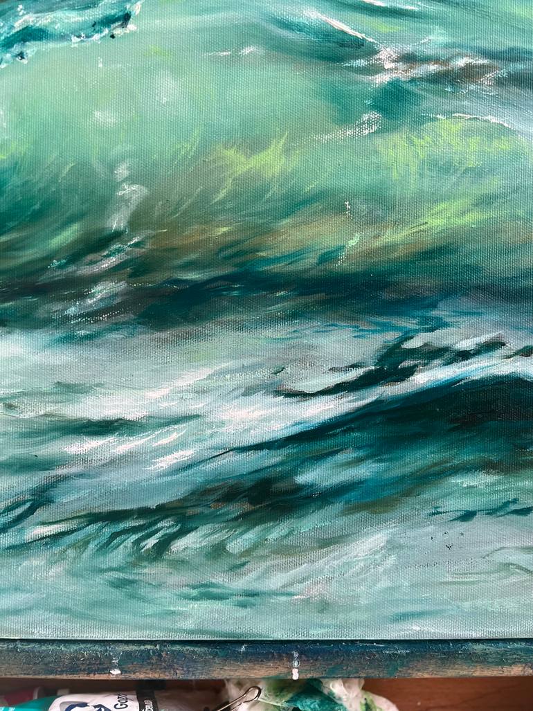 Original Realism Water Painting by Valeria Ocean