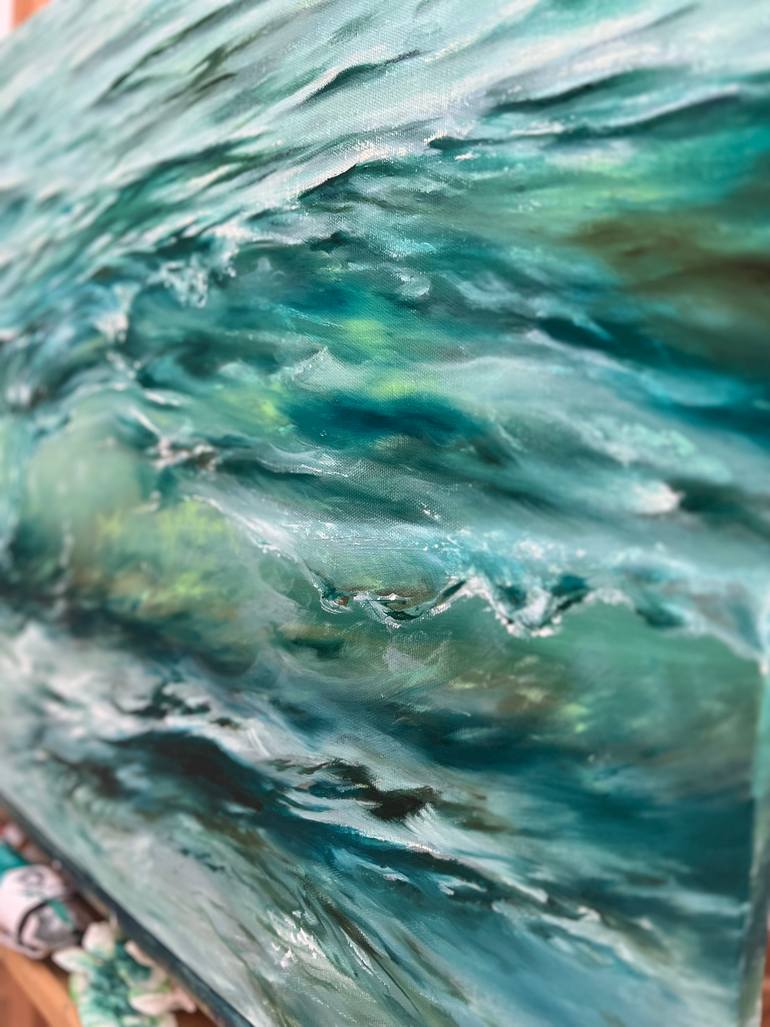 Original Realism Water Painting by Valeria Ocean