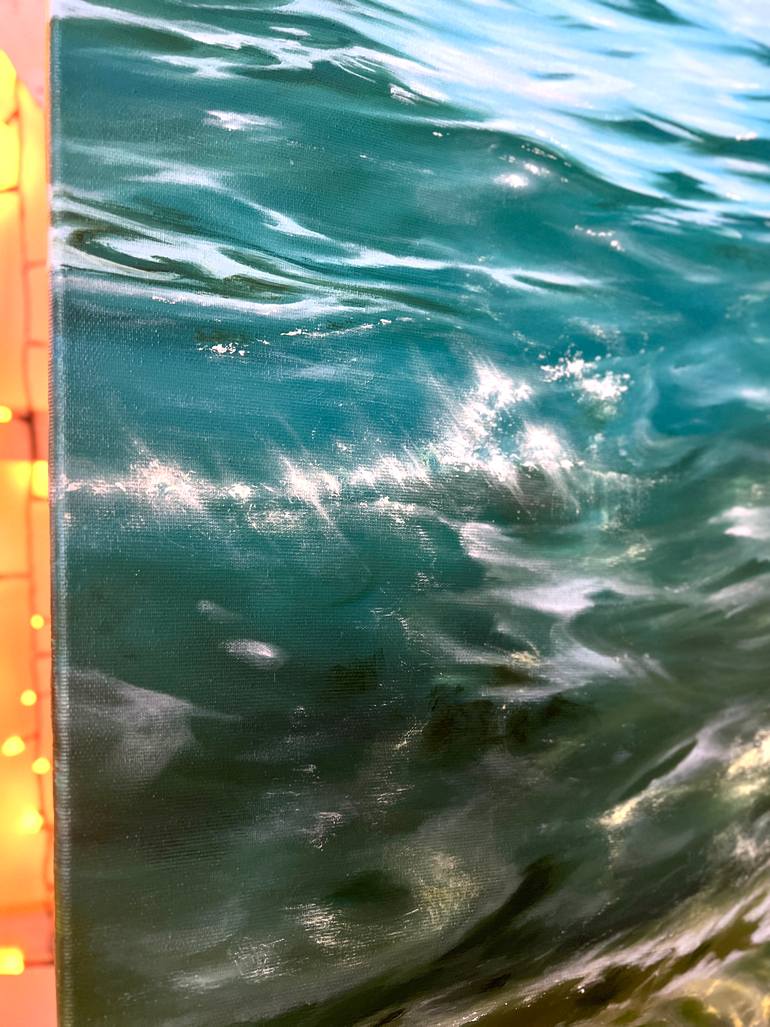 Original Contemporary Water Painting by Valeria Ocean
