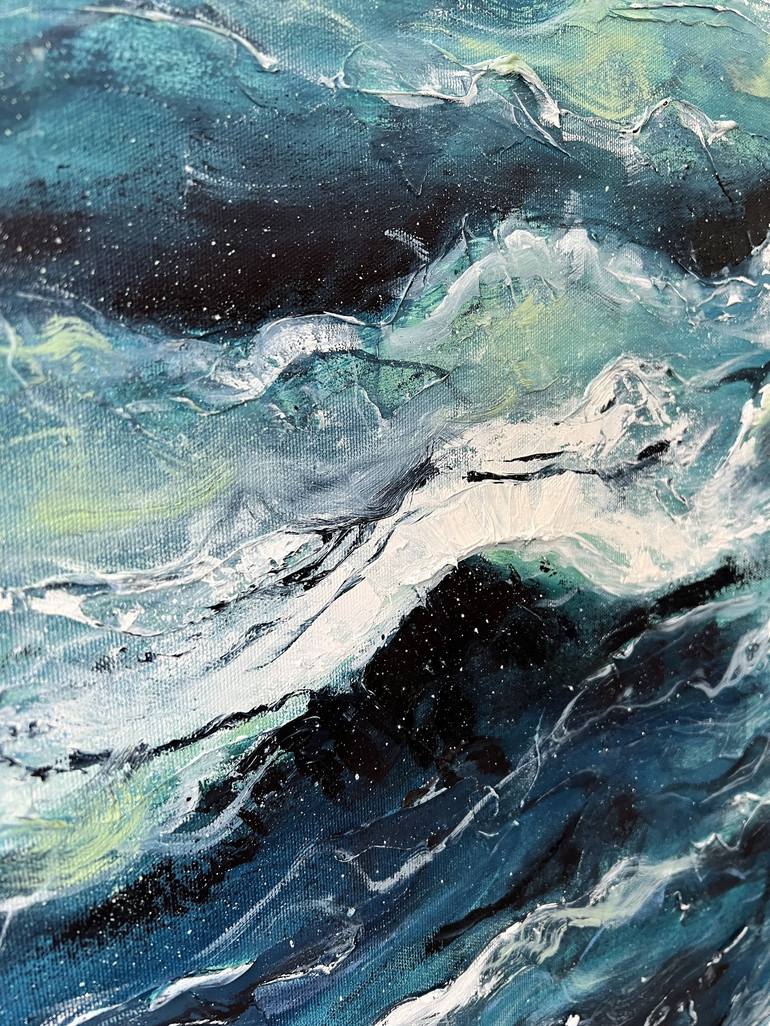 Original Abstract Water Painting by Valeria Ocean