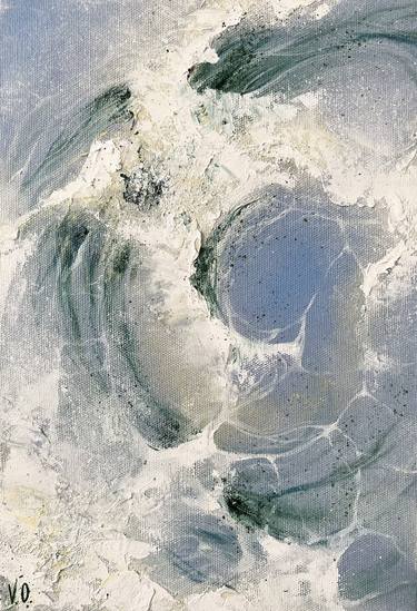 Print of Abstract Water Paintings by Valeria Ocean
