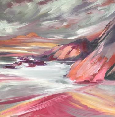 Original Expressionism Beach Paintings by Kate Kelly