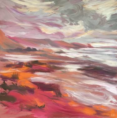 Original Expressionism Beach Paintings by Kate Kelly