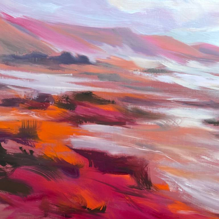 Original Expressionism Beach Painting by Kate Kelly