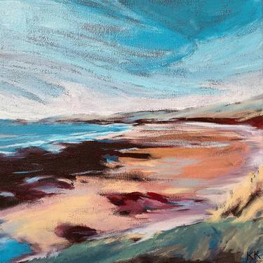 Original Expressionism Beach Paintings by Kate Kelly