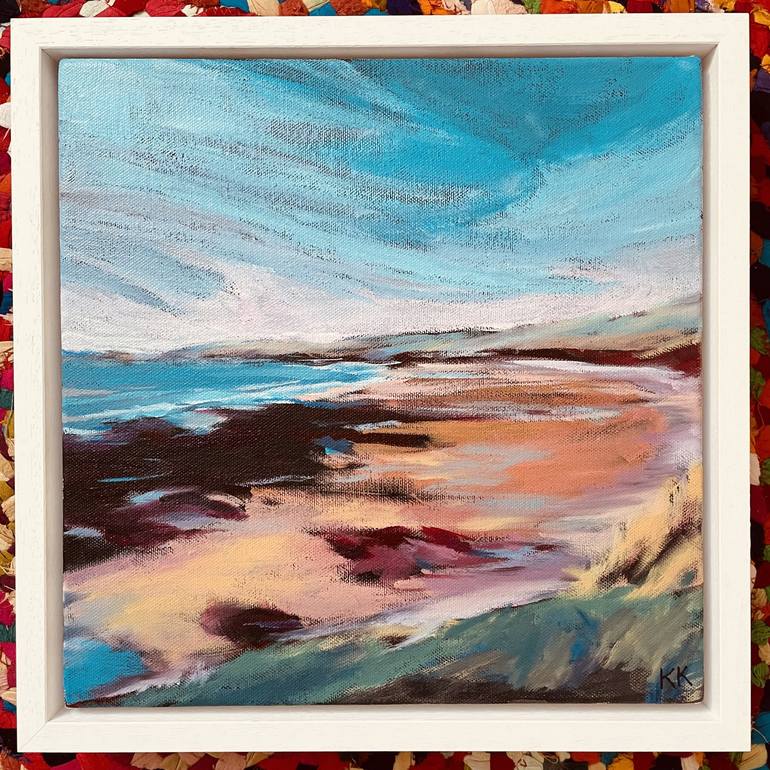 Original Beach Painting by Kate Kelly