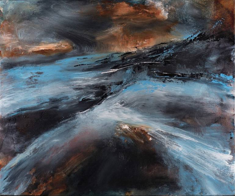 Original Abstract Paintings by Silvia Cherni