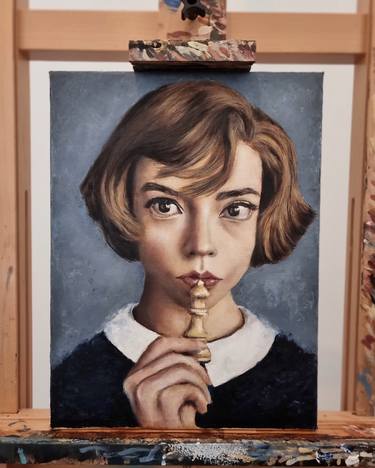 Original Portraiture Portrait Paintings by Dominic Moore