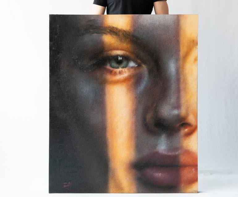 Original Portrait Painting by Dominic Moore