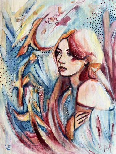 Original female oil painting | Dream series thumb