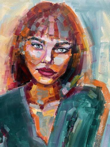 Original Women Paintings by Elizaveta Vyalova