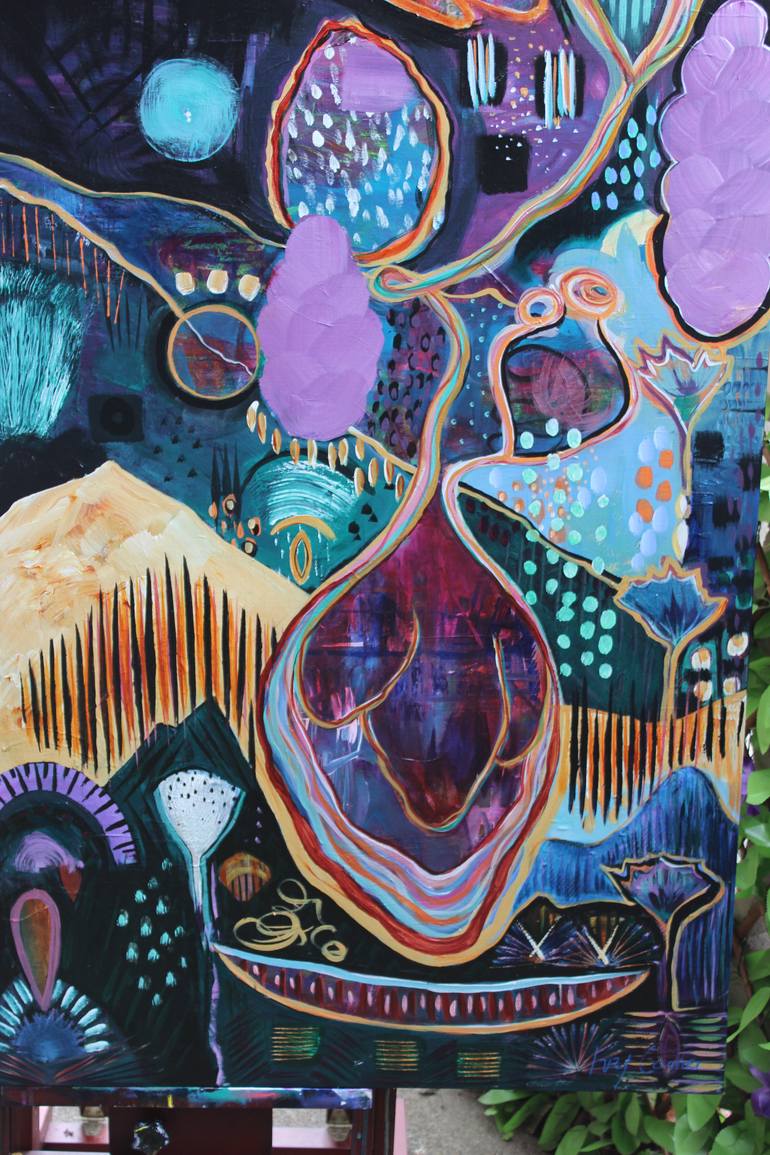 Original Abstract Painting by Ivy Conner