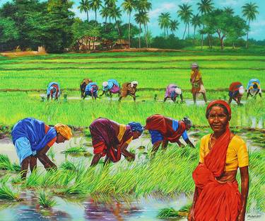 Original Landscape Painting by Muralidhar Suvarna