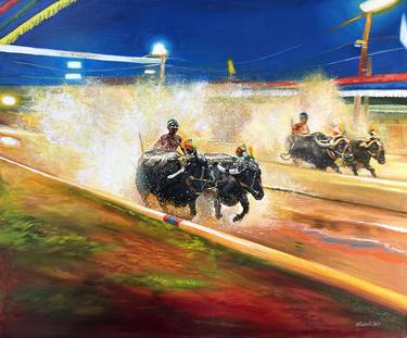 Original Realism Animal Paintings by Muralidhar Suvarna
