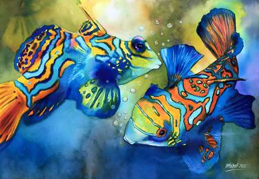 Original Fish Paintings by Muralidhar Suvarna