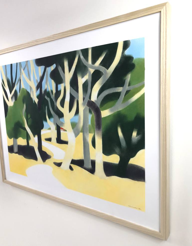 Original Illustration Nature Drawing by Tomoko Mizuno