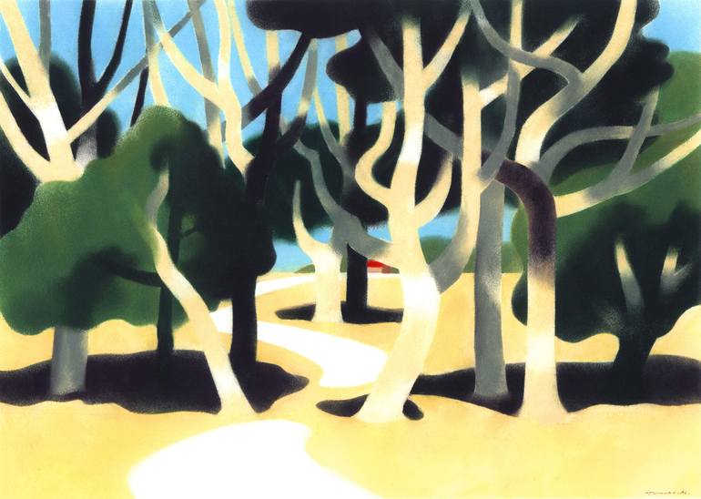 Original Illustration Nature Drawing by Tomoko Mizuno