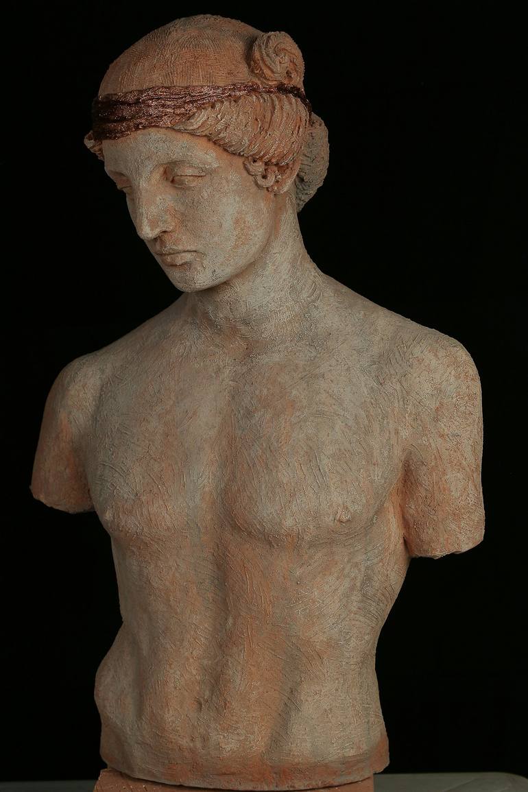 Original Contemporary Men Sculpture by CRIBELLATI ELENA