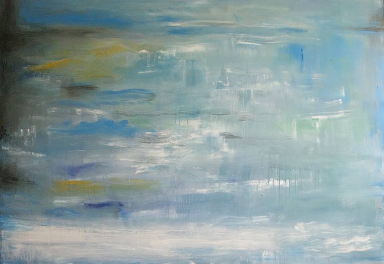 Original Abstract Expressionism Abstract Painting by Nicolas Nishiky