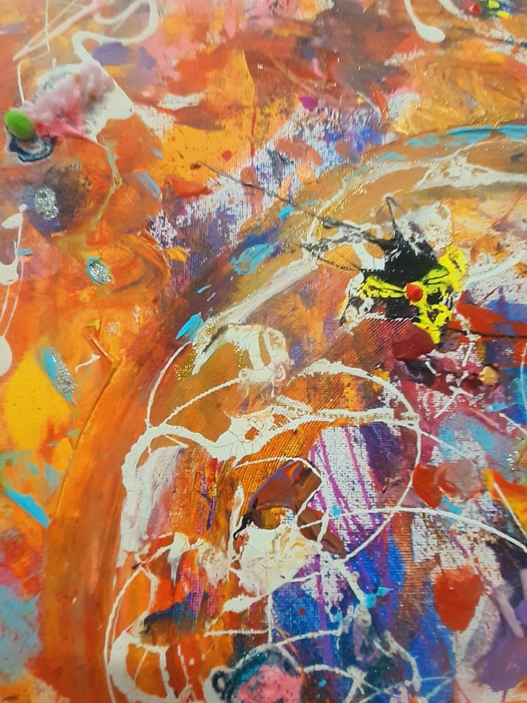 Original Conceptual Abstract Painting by Marilisa Morara