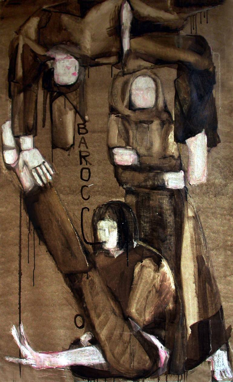Original Abstract People Painting by Tijana ĐAPOVIĆ
