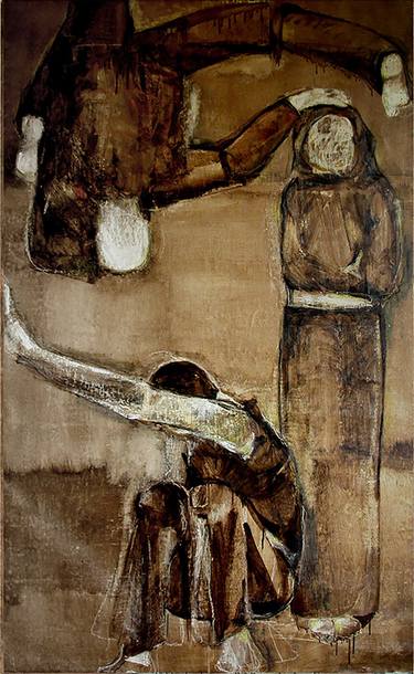 Original Contemporary People Painting by Tijana ĐApoviĆ