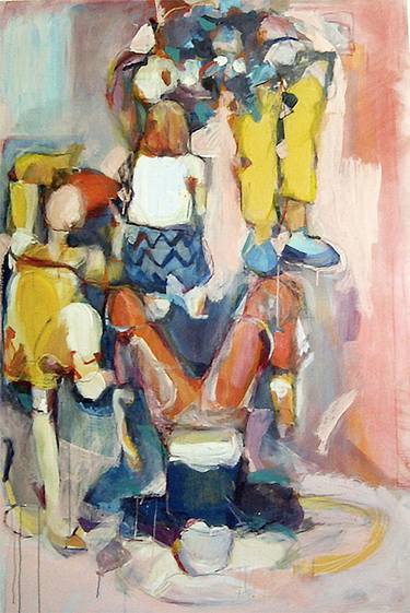 Original Abstract Expressionism People Paintings by Tijana ĐAPOVIĆ