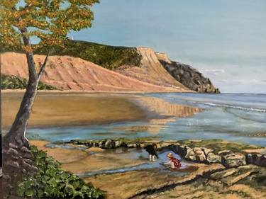 Original Impressionism Beach Paintings by William Ryan