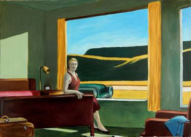 A tribute to Edward Hopper's "Western Motel" thumb