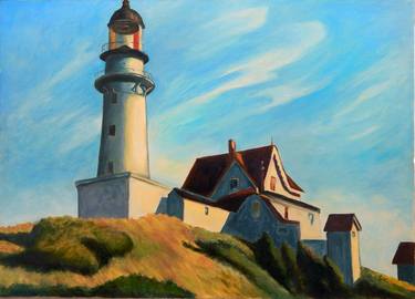A tribute to Edward Hopper's "Light House" painting thumb