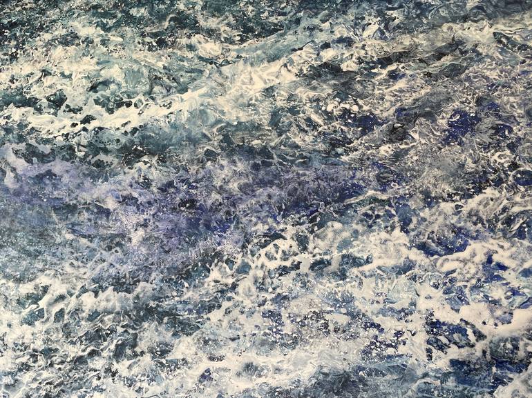 Original Abstract Seascape Painting by Ulrike Schmelter