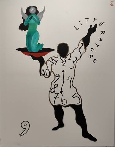 Original Surrealism Time Paintings by Hamza Mustapha