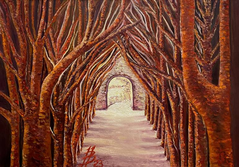 path to the light Painting by Irina Bach | Saatchi Art