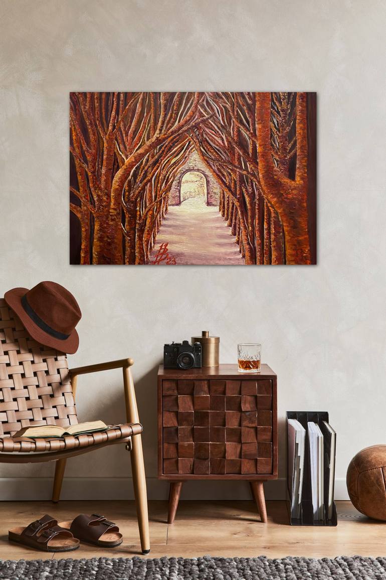 path to the light Painting by Irina Bach | Saatchi Art